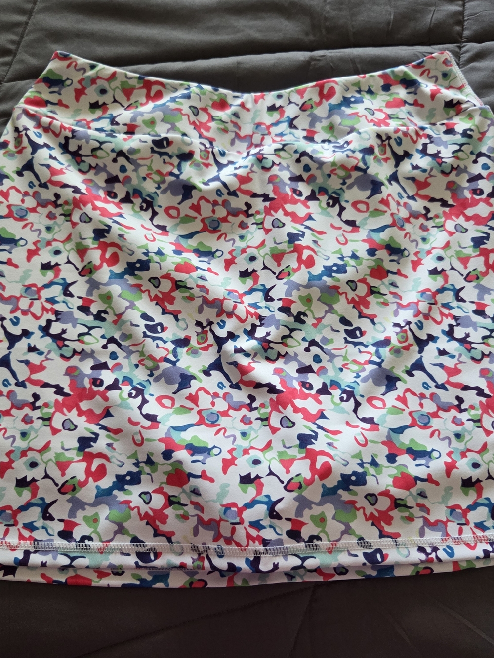 Lou Keith (Amazon) Floral Print Skort in White, Pink, Blue & Green